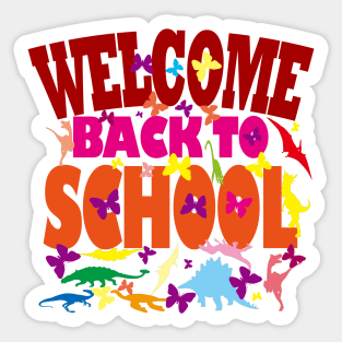 Welcome Back To School Sticker